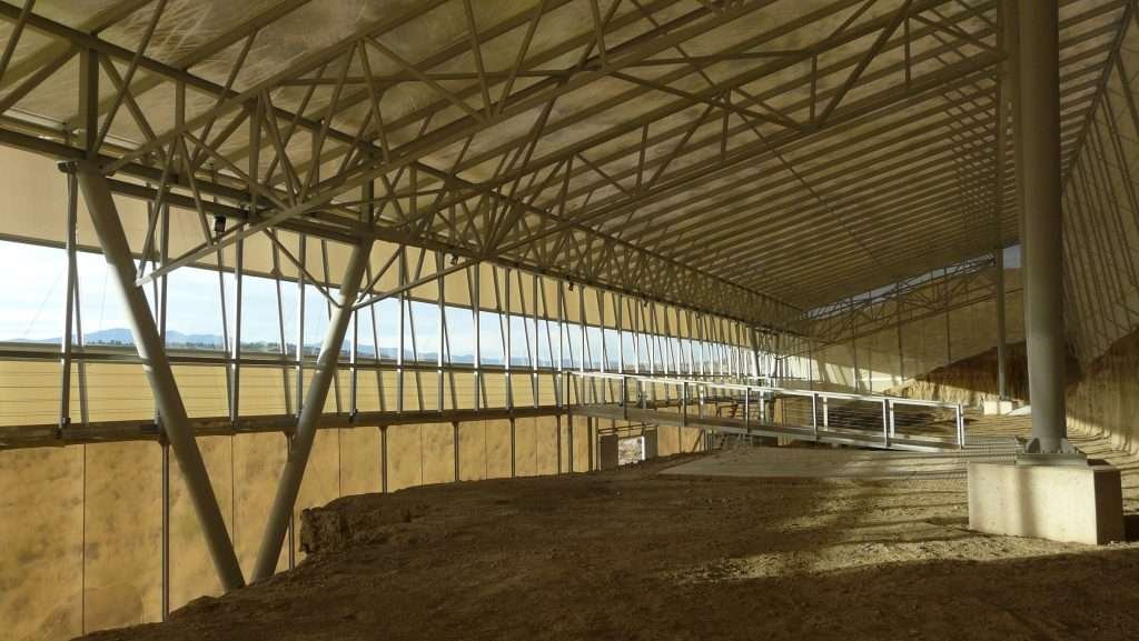 Interior del Centro Paleontológico Fonelas P-1.